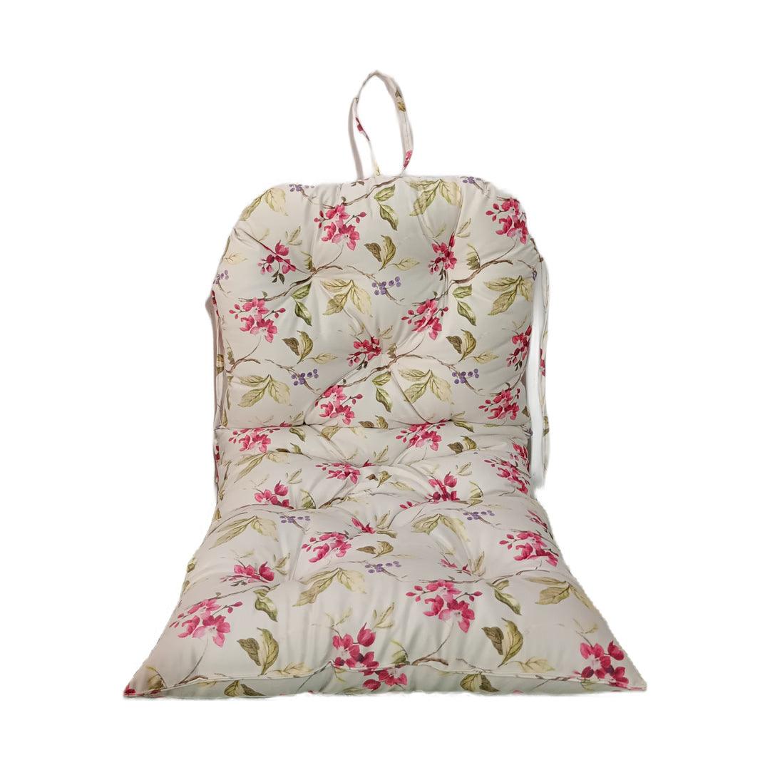 Pink floral chair cushions hot sale