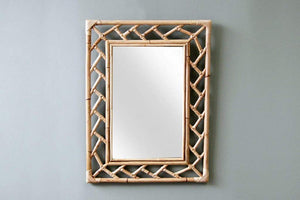 IRA Natural Frame Bathroom Vanity Living Room Bedroom Mirror - IRA Furniture