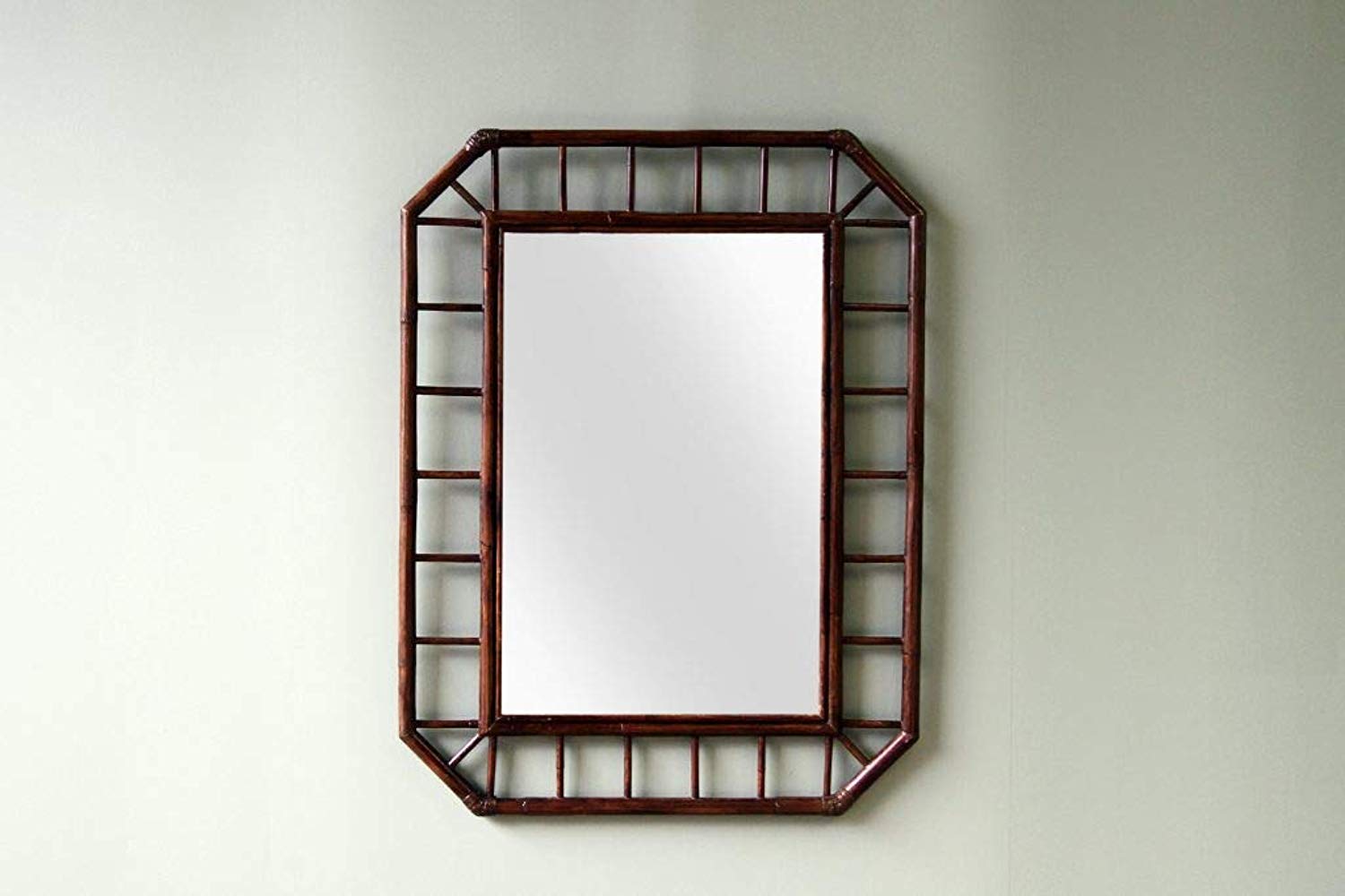 IRA Dark Brown Powder Room Mirror - IRA Furniture